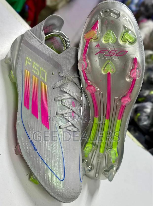 Adidas F50 Soccer Cleats, Laced Adidas Football Boots
