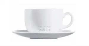 Set of 6 Luminarc Saucer Cups –Js