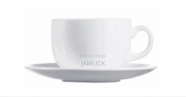 Set of 6 Luminarc Saucer Cups –Js