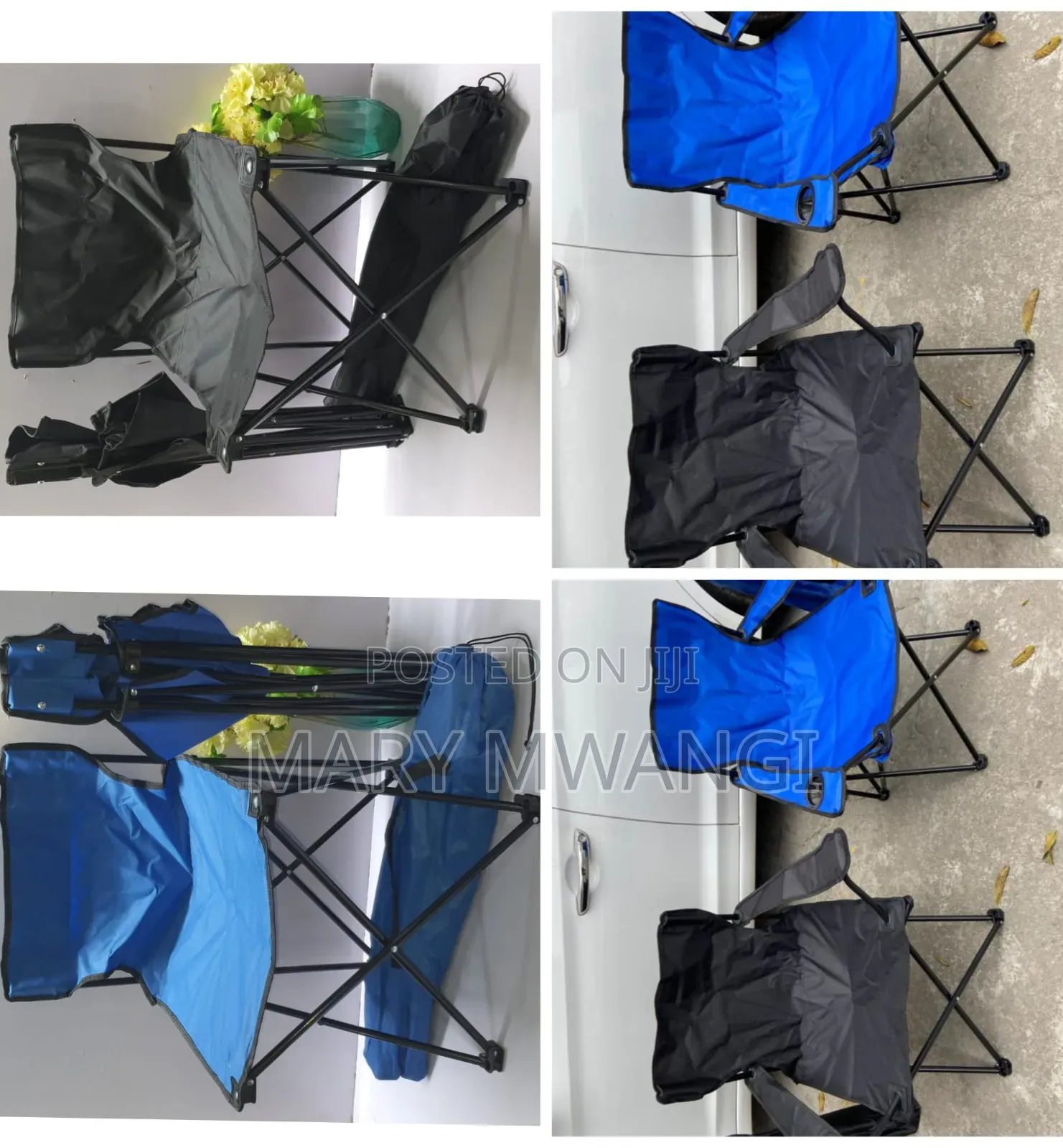 Fodable Metallic Camping Chair