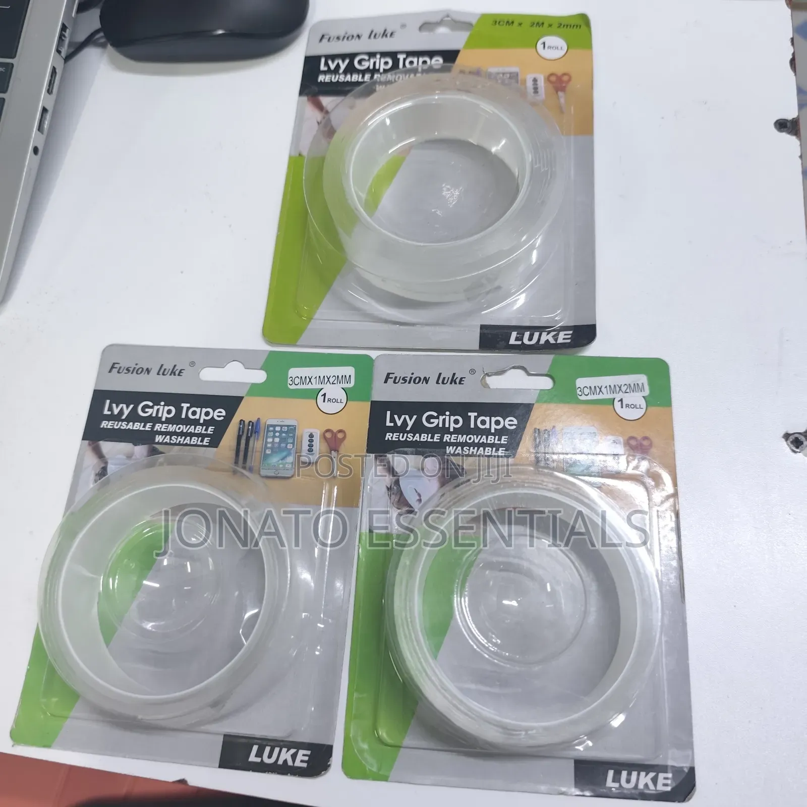 Lvy Grip Tape Double Sided Nano Adhesive Tape - Reusable Washable