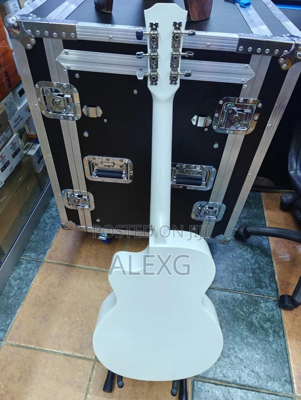 White Acoustic Guitar - thumbnail 3