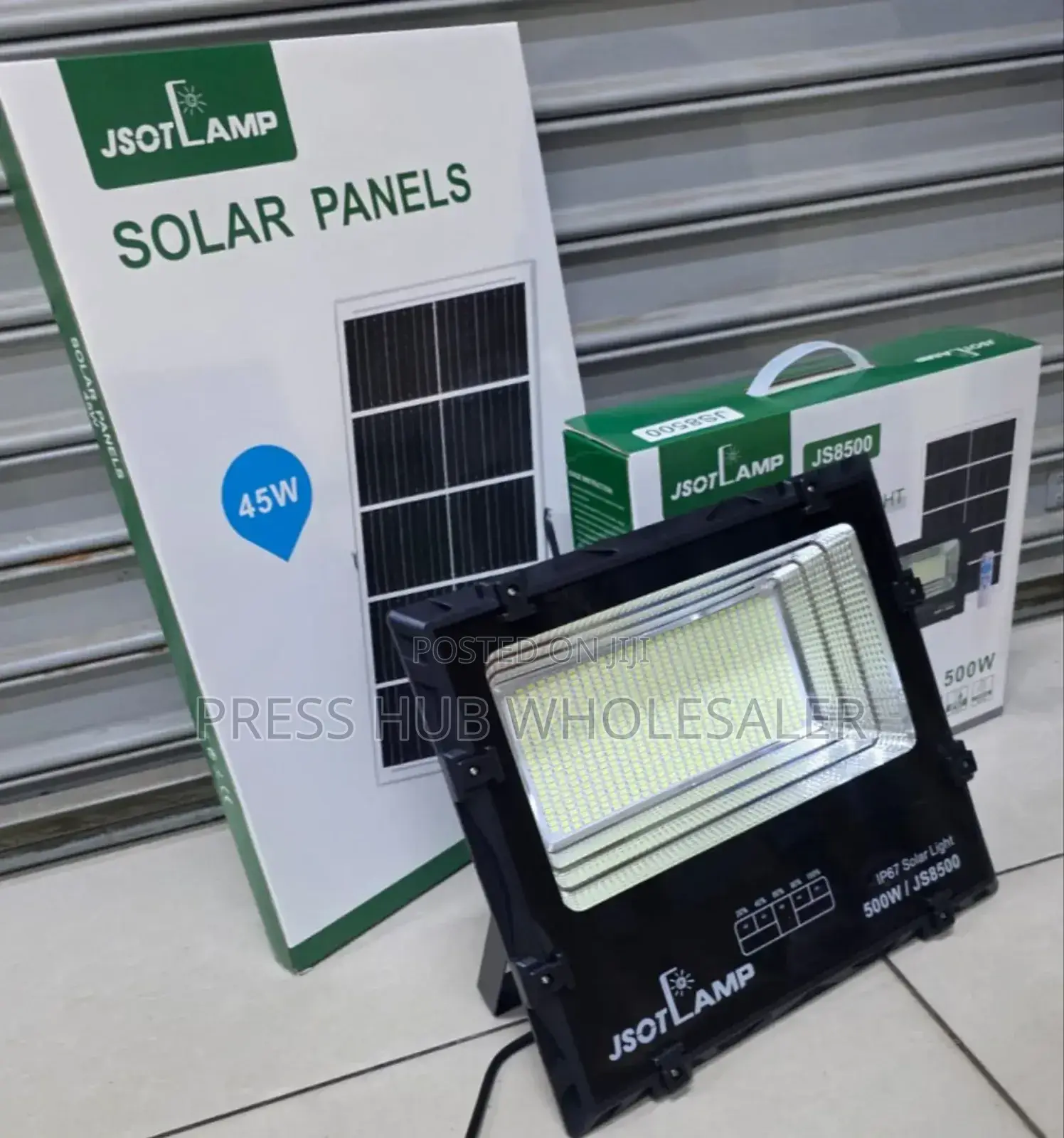 Jsot Lamp 500w Solar Led Floodlight" 
