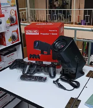 Game Projector 2 in 1 , Portable Projector With Controller Gamepad