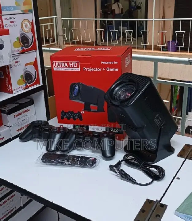 Game Projector 2 in 1 , Portable Projector With Controller Gamepad