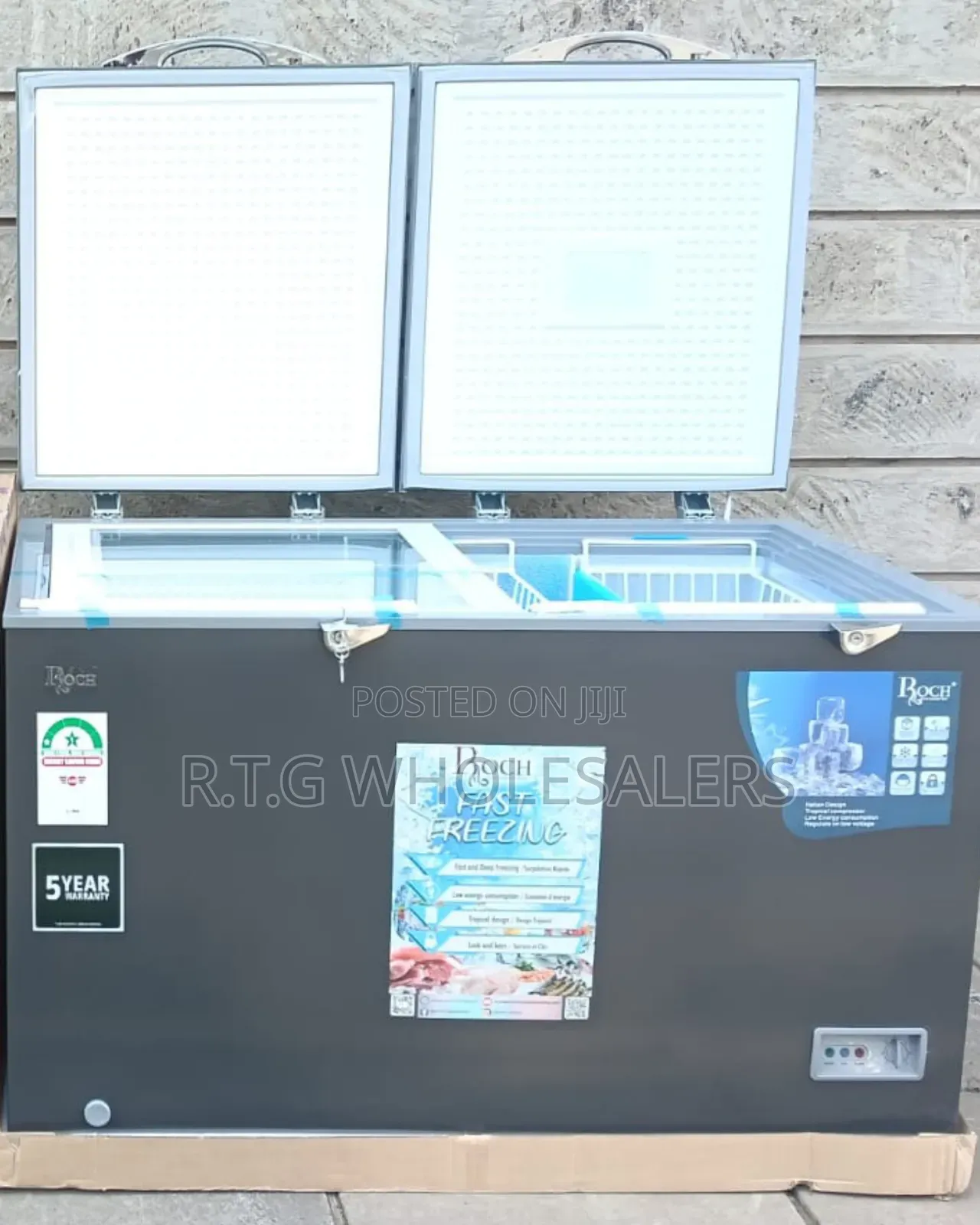 *Roch Chest Frezzer* RCF-180g[140litres]
