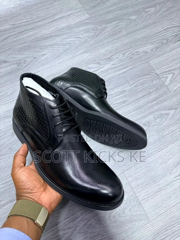 High Quality Leather Men Clarks Boots - thumbnail 2