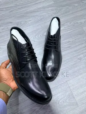 High Quality Leather Men Clarks Boots