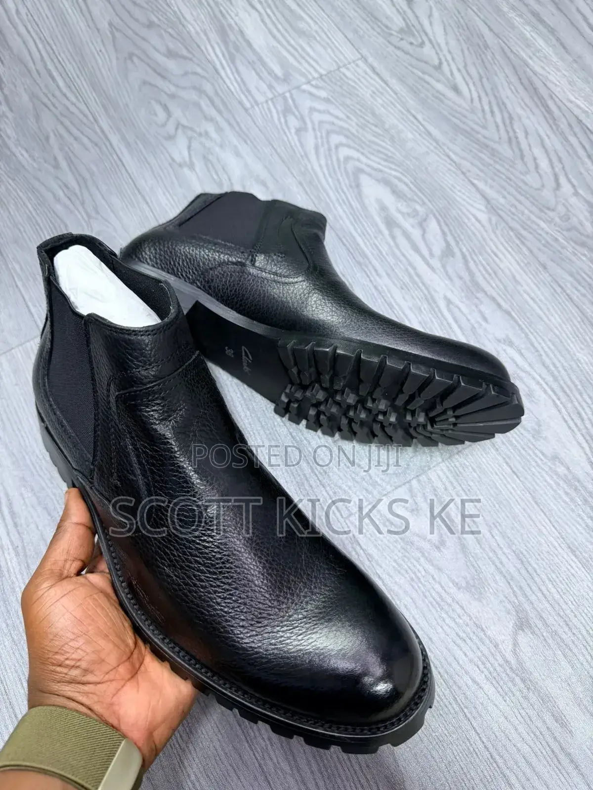 High Quality Leather Men Clarks Boots