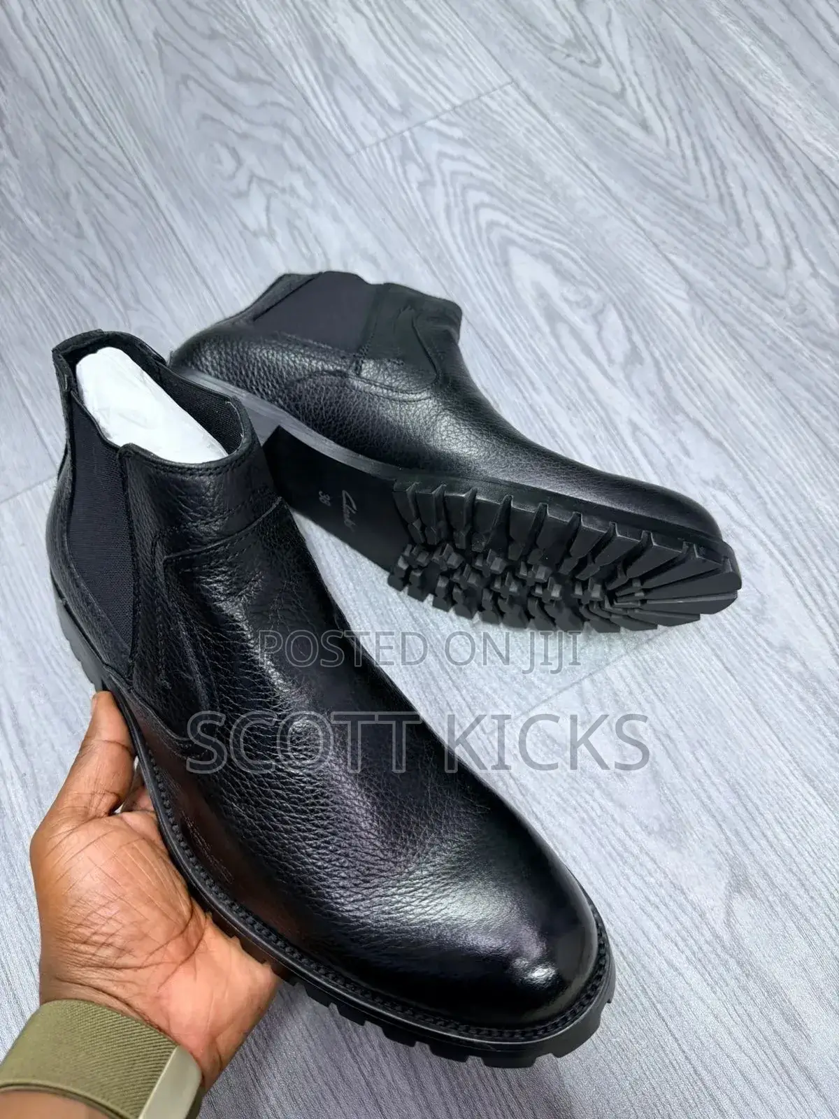 High Quality Leather Men Clarks Boots