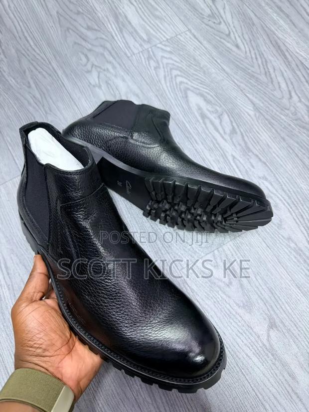High Quality Leather Men Clarks Boots - thumbnail 5