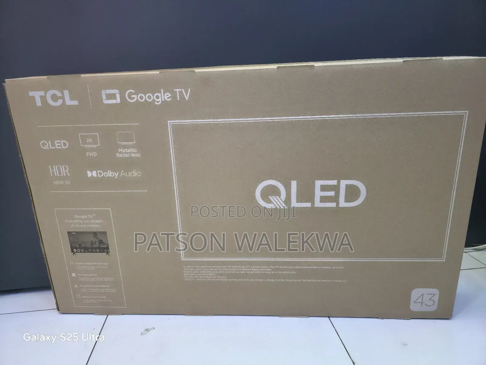 TCL 43 Inch Qled Google TV 43s5k