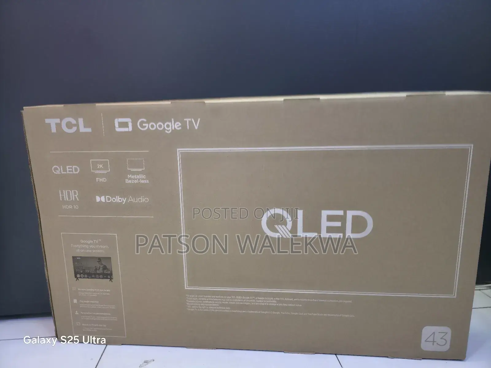 TCL 43 Inch Qled Google TV 43s5k