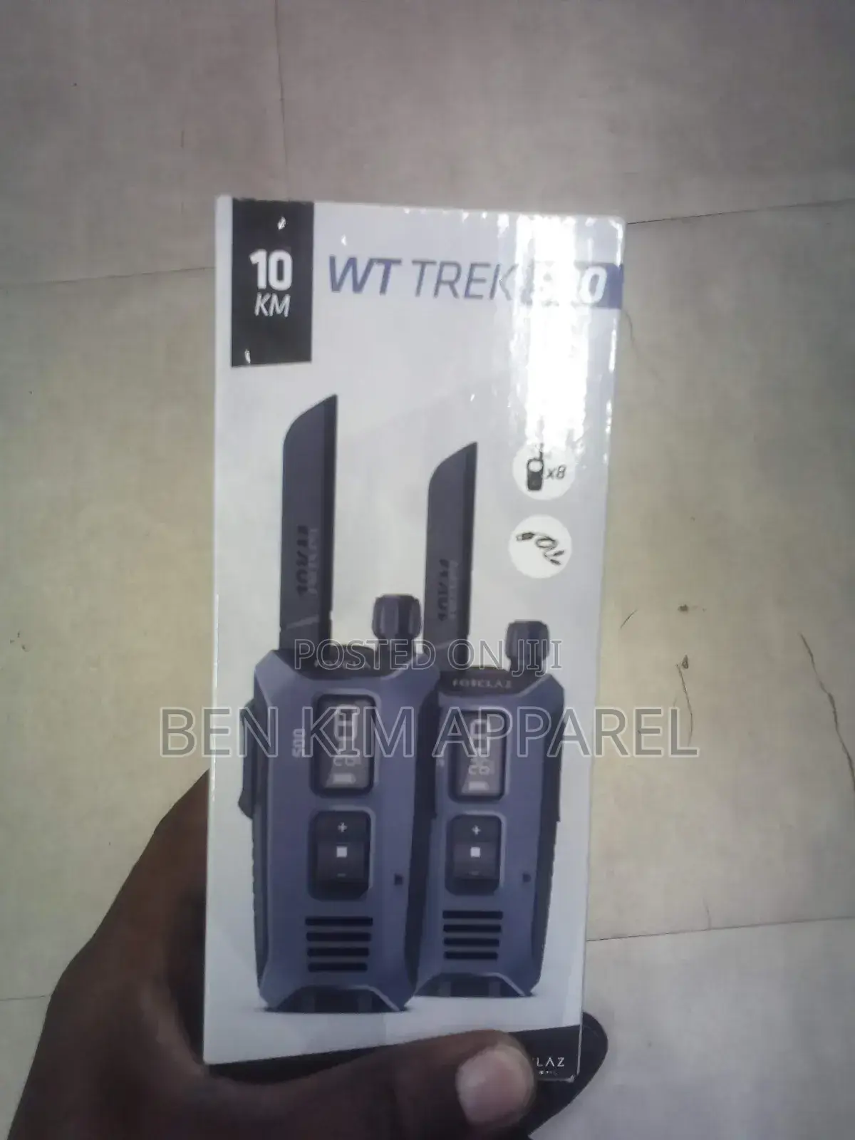 10kms Range 10hrs Waterproof Usb C Rechargeable Walking Talkies 2.