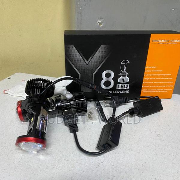H4 Y8 High Power Led Headlight Bulb - main view