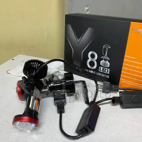 Mini H4 Y8 Led Bulb for Cars Motorcycles