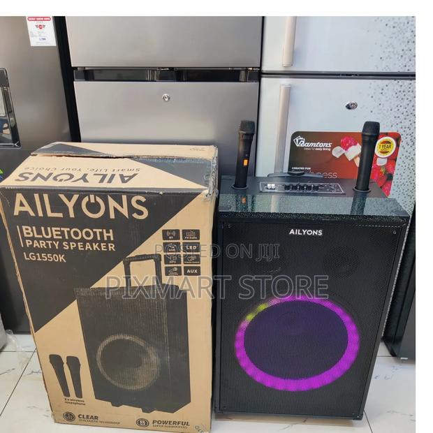Ailyons 15‐Inch Wireless Party Speaker With Bluetooth Usb Playback
