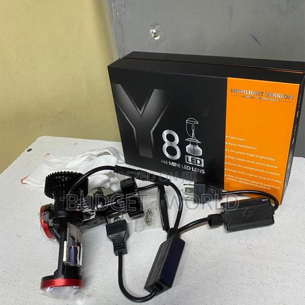 Y8 H4 White Led Headlight Upgrade Bulb