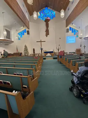 Premium Church Flooring – Elegant Red Delta Carpet