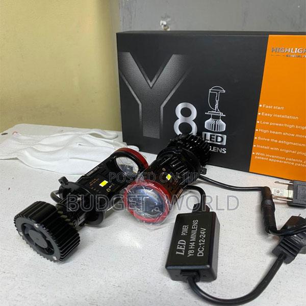 H4 Y8 Bright White Led Headlight - main view