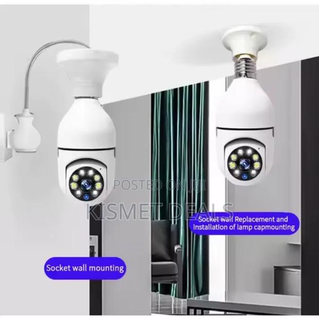 Wifi Panoramic Light Bulb Security Camera 360° View - main view