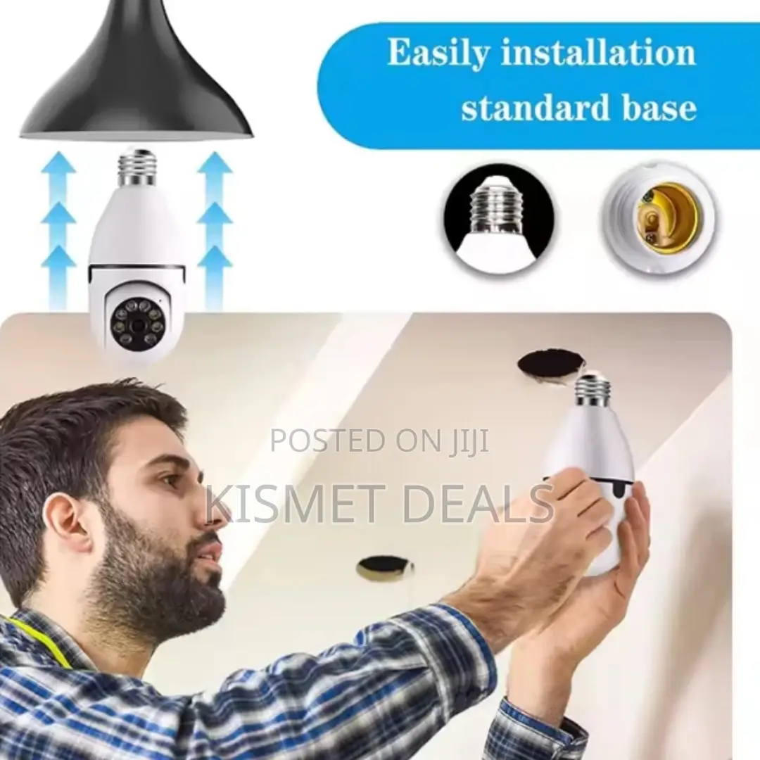 Wifi Panoramic Light Bulb Security Camera 360° View