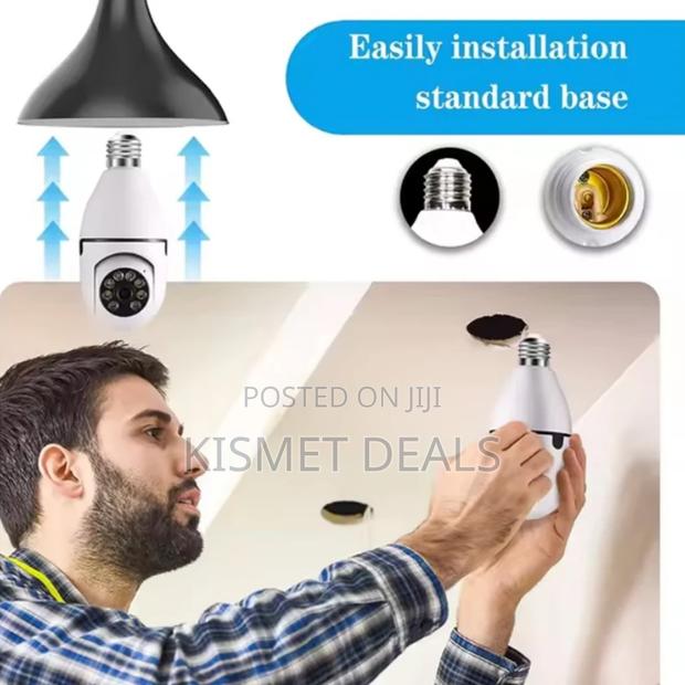 Wifi Panoramic Light Bulb Security Camera 360° View - thumbnail 2