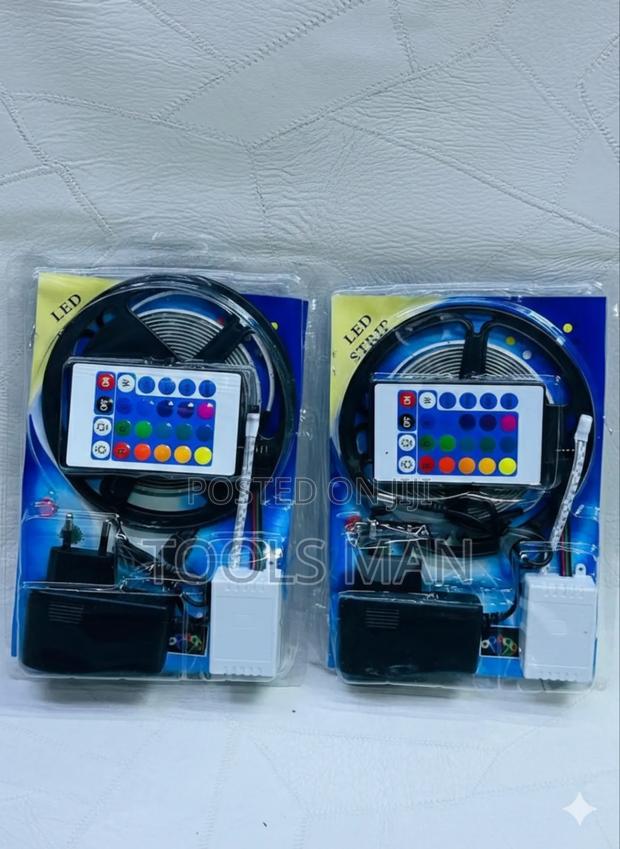 Snake Light.5m RGB Led Strip Light Kit With Remote Adapter.