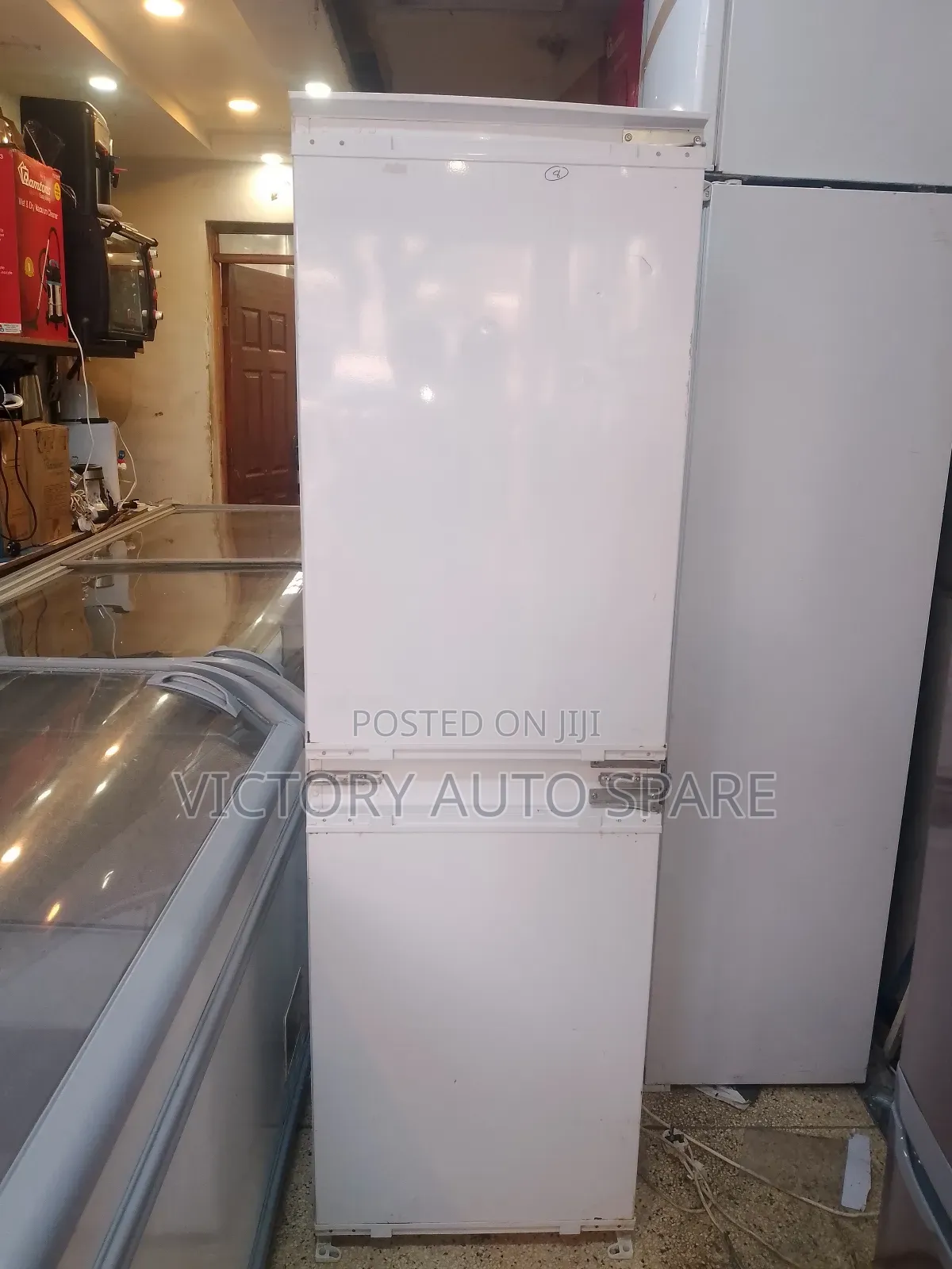 White Bottom Freezer Refrigerator