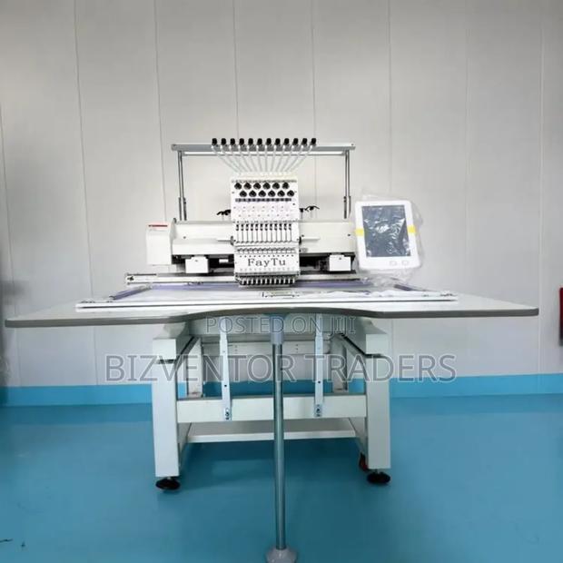 Newly Used 2 Heads Embroidery Sewing Machine