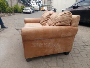 Laura Ashley Leather Sofa.