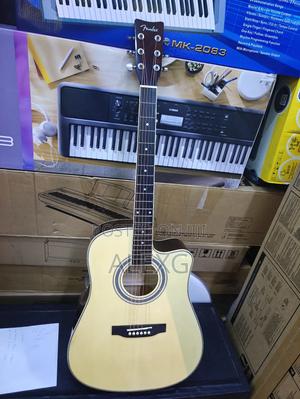 Natural Brown Acoustic Guitar Full Size - thumbnail 2