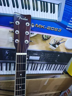 Natural Brown Acoustic Guitar Full Size