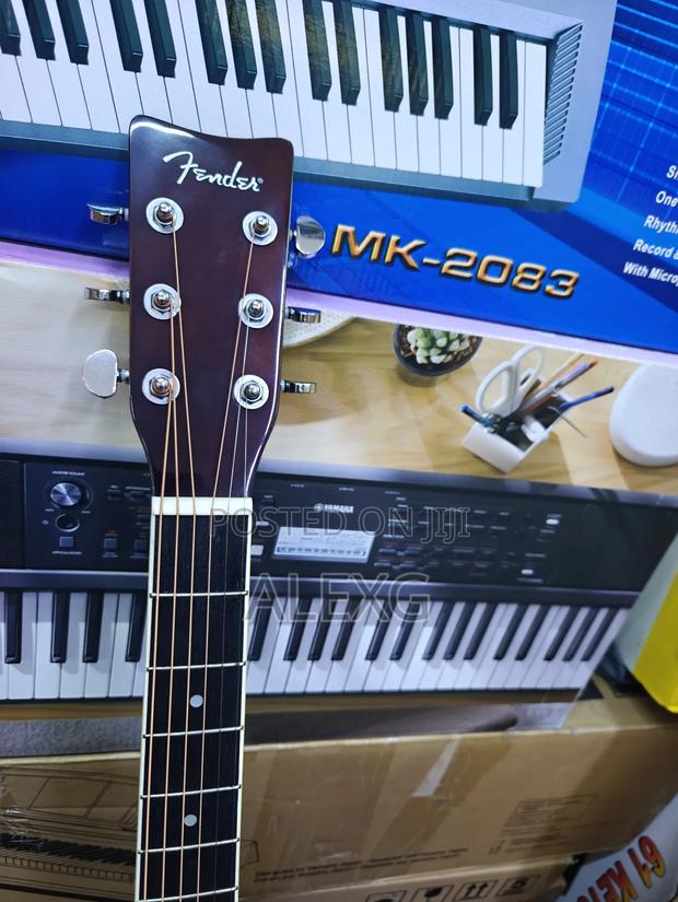 Natural Brown Acoustic Guitar Full Size - thumbnail 4