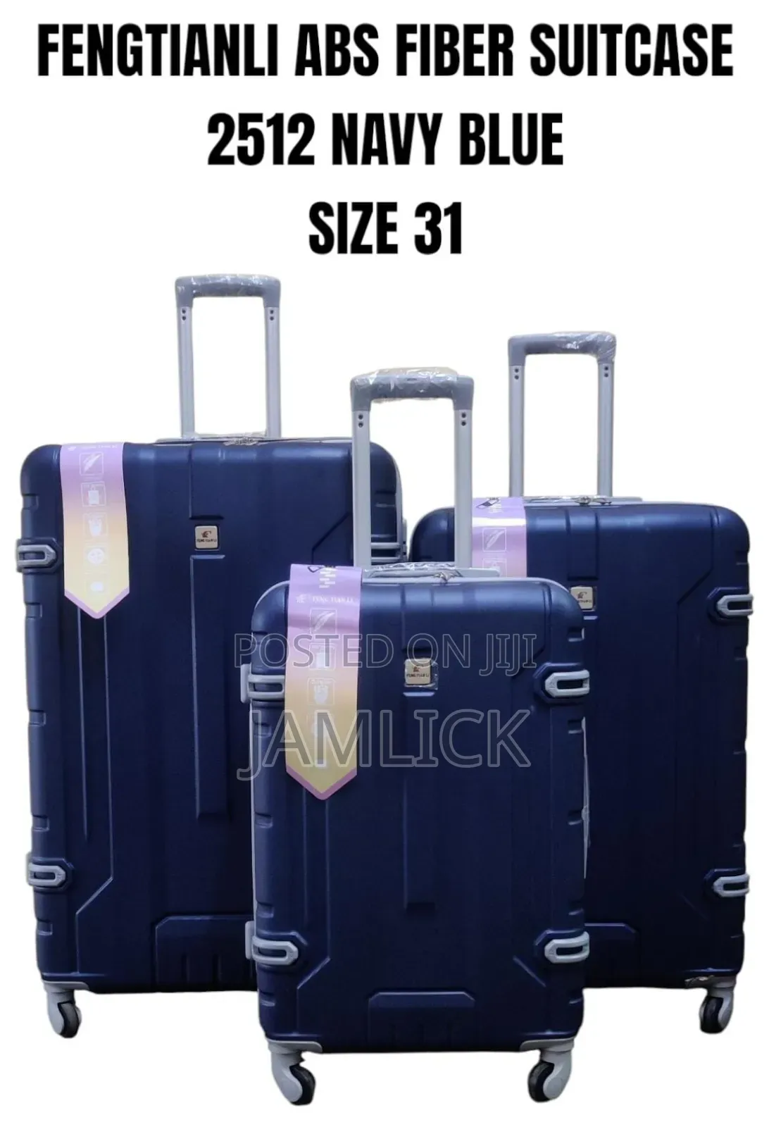 Size 31- 3pcs Abs Fiber Suitcase Set