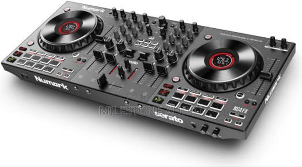 Numark Ns4fx 4 Channel Serato Dj Controller With Jog-Wheel Displays,