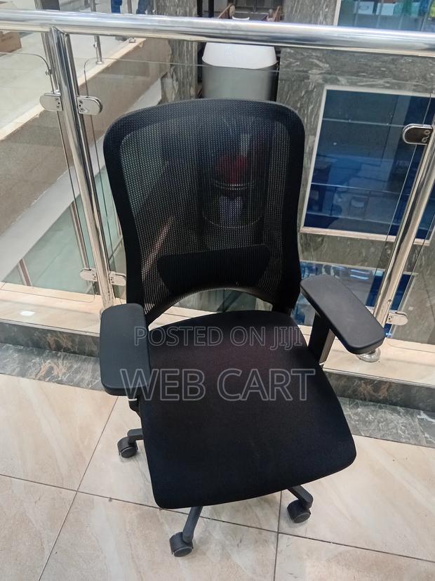 Black High-Back Ergonomic Mesh Desk Chair - main view