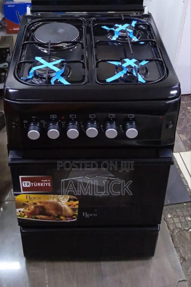 50×55 Cm Roch 3 Gas + 1 Electric Hotplate -Sw