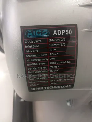 Aico Diesel Water Pump 2 Inch