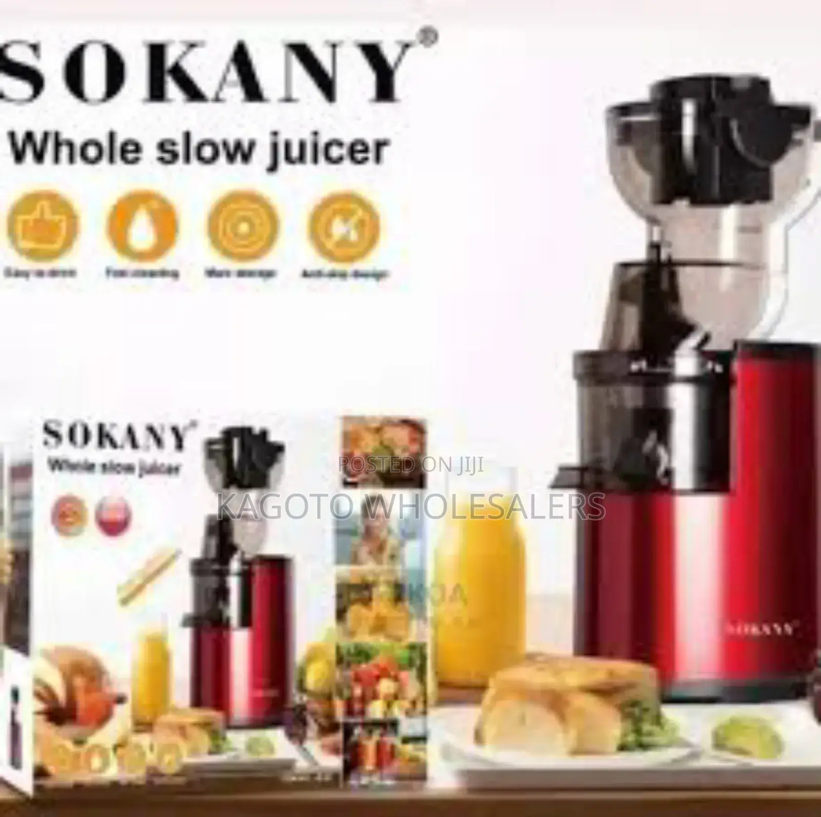Commercial Sokany Slow Juicer