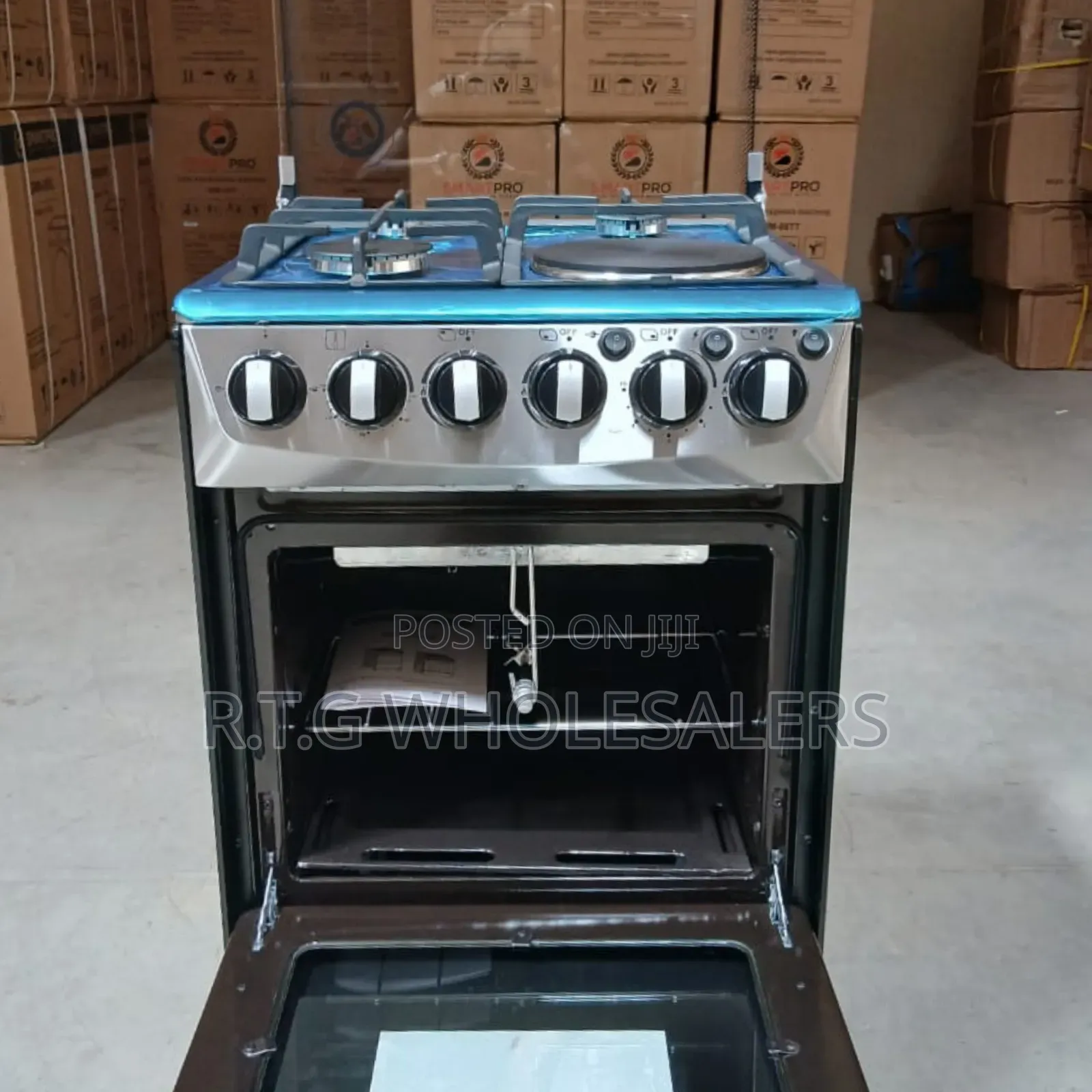 Smart Pro 50×55 3+1 Standing Cooker – Gas + Electric Oven
