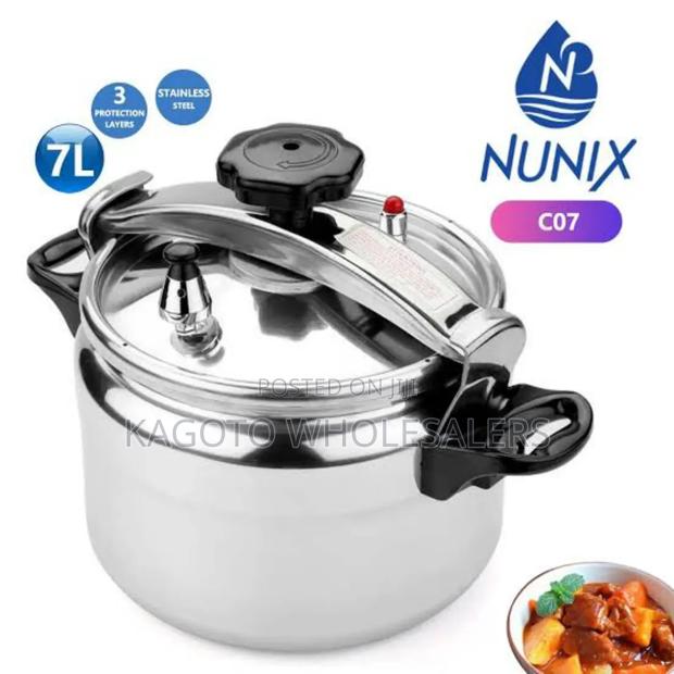 Nunix 7litres Manual Pressure Cooker