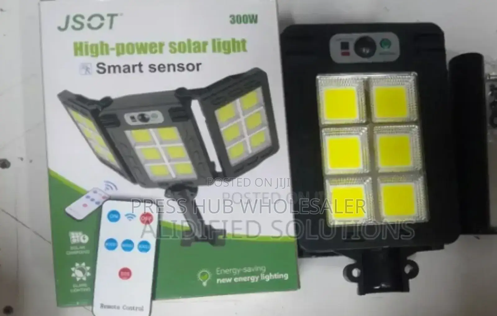 Jsot 300w High-Power Solar Light With a Smart Sensor.