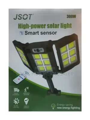 Jsot 300w High-Power Solar Light With a Smart Sensor.* 