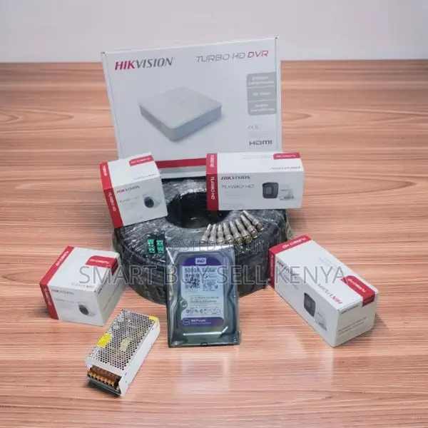 Hikvision 4 Turbo 2mp CCTV Camera System With Easy Installation