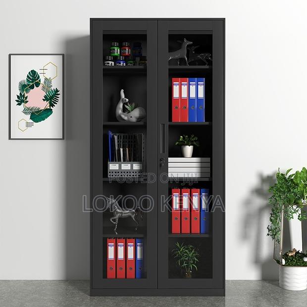Office Cabinet ; Full Glass Two Door Cabinet - thumbnail 4