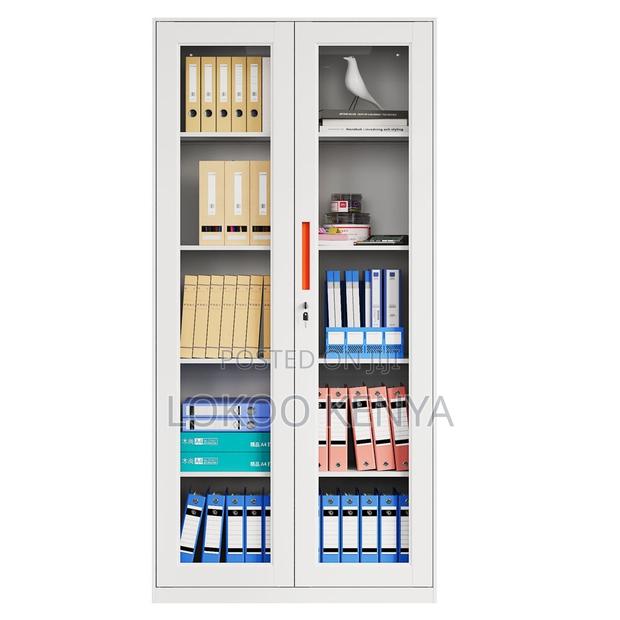 Office Cabinet ; Full Glass Two Door Cabinet - thumbnail 6