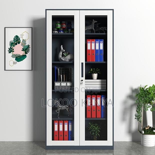 Office Cabinet ; Full Glass Two Door Cabinet - thumbnail 7