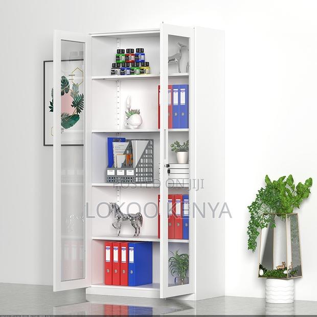 Office Cabinet ; Full Glass Two Door Cabinet - thumbnail 9