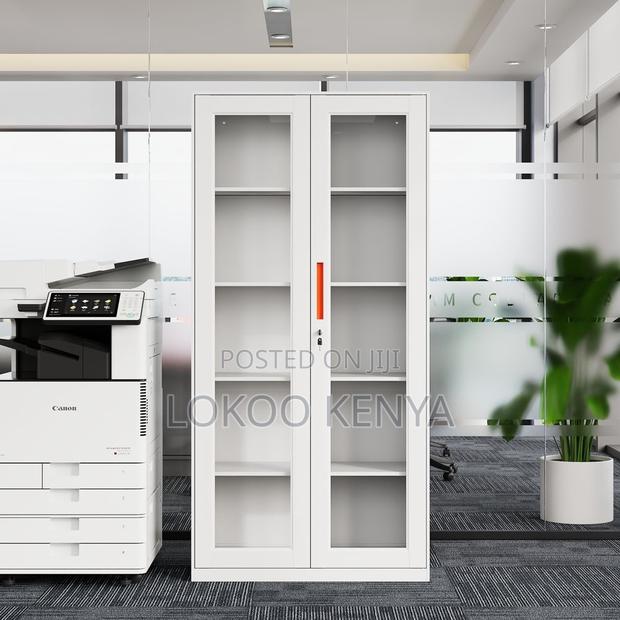Office Cabinet ; Full Glass Two Door Cabinet - thumbnail 13